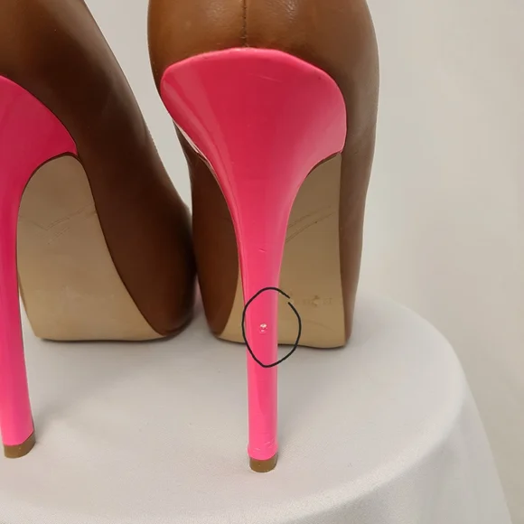 NWT, Enzo Angiolini peep toe stilletos. - Picture 12 of 12